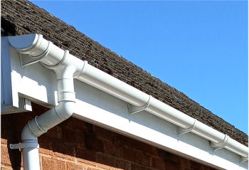 Gutter, fascias, and soffits  After Clearing