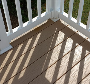 Composite Decking After Pressure Washing
