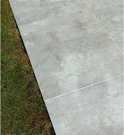 Polished Stone Slabs After Pressure Washing